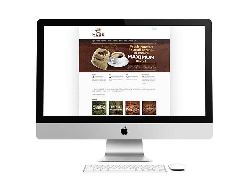 New e-Commerce Site Launched for MUGS Coffee & Tea Company