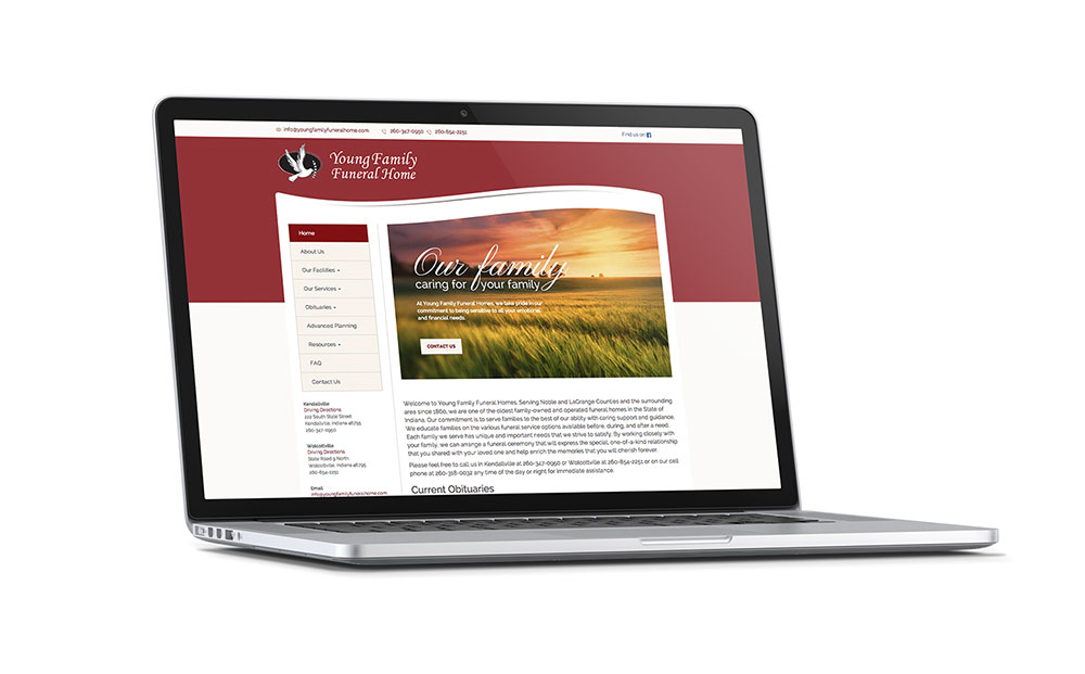 ECG Teams Up to Redesign Funeral Home Website